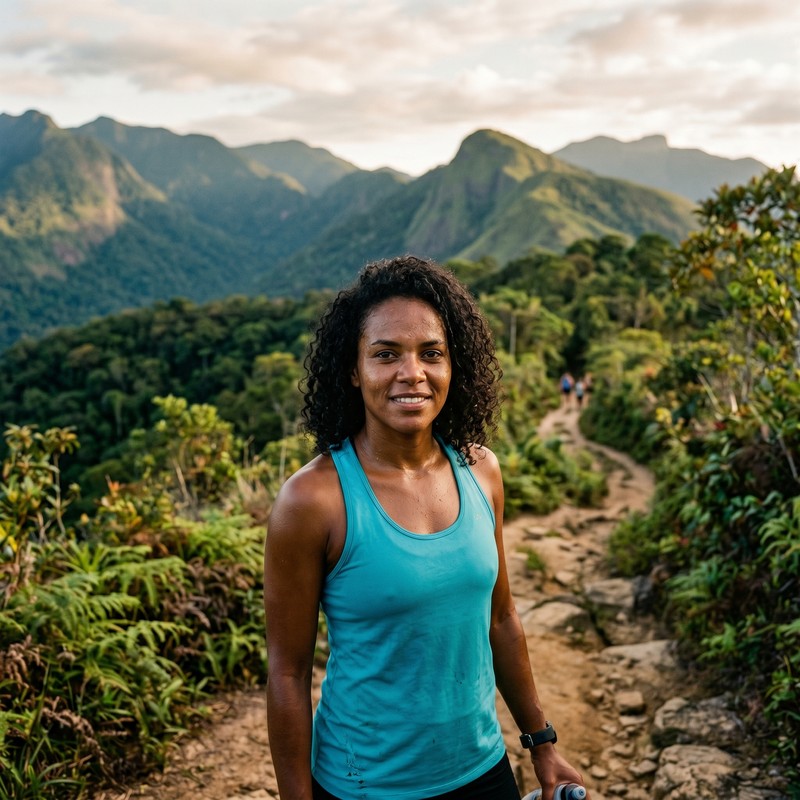 Foto de Carolina Prado, corredora de trail