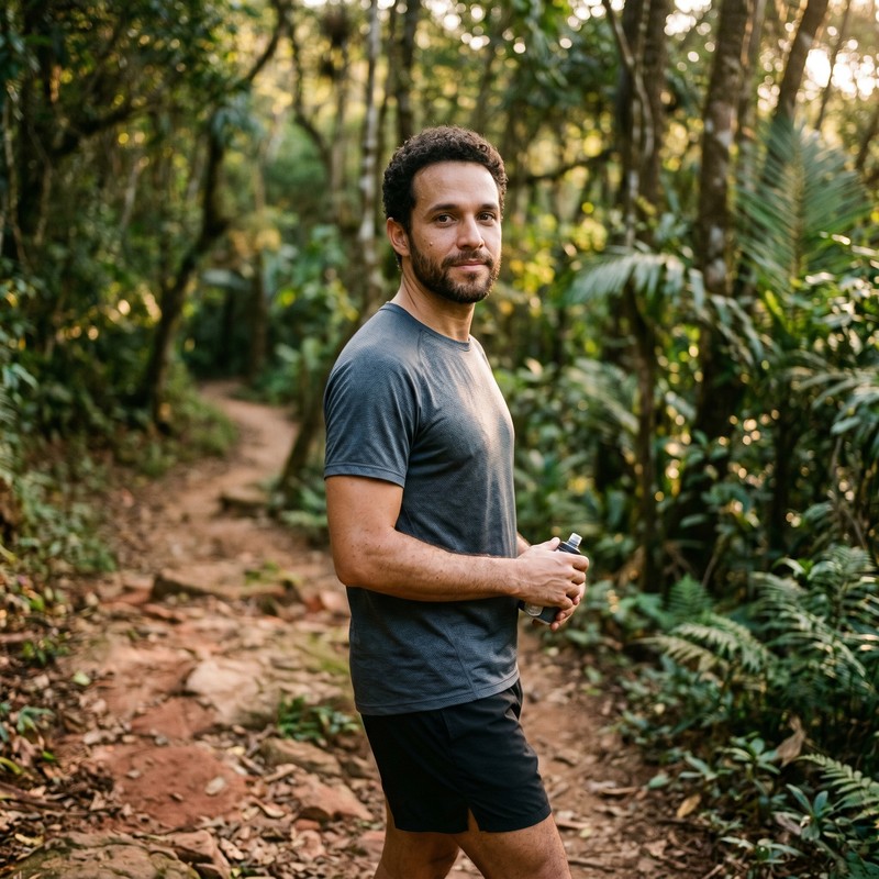 Foto de Rafael Moreira, corredor de trail